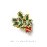 Free Design Souvenir Metal Tin Badge Custom Metal Butterfly Clip Badges With Logo