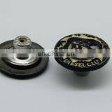 High Quality Embossed Metal Button Zinc Alloy Button for Clothing
