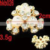Resin Rhinestone Button,fashion Crystal Button,rhinestone Ornament for Shoes thumbnail-1
