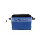 Saving Freight Foldable Felt Storage Basket With Zipper thumbnail-1