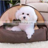 Luxury Dog Cat Bed With Blanket Machine Washable Pet Bed Sofa With Soft Fleece Fabric thumbnail-3