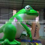Commercial Use Advertising Inflatable Green Frog Mascot With Logo Printing for Business Display thumbnail-6