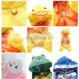 Animal Design Cute Duck Frog Rabbit Shark Cosplay Waterproof Raincoat for Dog thumbnail-6