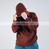 Explosion Amazon Hot Sale with hood for men knitted sweater