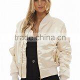 Metalic Bomber Sport Women Jacket