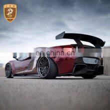 Auto Accessories Kit Carbon Fiber Front Bumper Rear Bumper Side Skirts Spoiler for McL-aren 650S Modification LB Wide Body Kit thumbnail-4