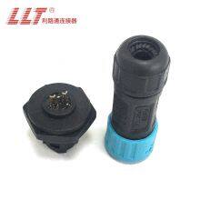 Outdoor Electrical 2pin Assembly Connector LED Cable 3 4 5 6 7 8 2+3pin Power Lighting Panel Mount M12 Connector thumbnail-5