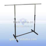 Hot Sale Metal Chrome Adjustable Garment Rack for Clothing Shop