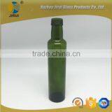 250ml Round Dark Green Glass Bottles for Olive Oil thumbnail-1
