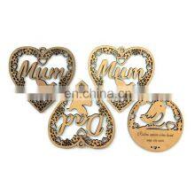 Animal Shape Wooden Christmas Decorative Hanging Felt Ornament for Events Hanging Christmas Ornaments Laser Cut thumbnail-3