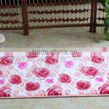 Rose Printed Bath Mats Memory Foam Bath Mat
