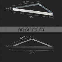 Glass Home Bathroom Accessories Black Stainless Steel Corner Wall Shower Shelves Holder Caddy Rack Hanging Organizer Storage thumbnail-3