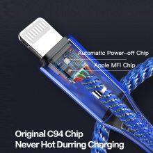 Original Apple Lightning to Usb Type-c Mfi Iphone x Cable Braided Fast Charge 2 m thumbnail-4