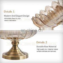 Crystal Glass Large Table Antique Fancy Fruit Bowl Fruit Tray Comport thumbnail-3