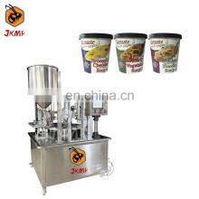 In Stock Factory Price Automatic High Speed Soup Cup Filling Sealing Machine thumbnail-1