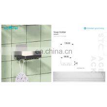 Black Electrophoresis Suction PS Box Bathroom Rack Set of 3 Bathroom Storage Iron Wire Rack thumbnail-5