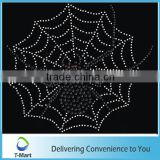 rhinestone motif spider web design