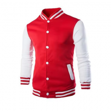 Plus Size Men's Versity College Wholesale Blank Varsity Custom Logo Plain Letterman thumbnail-4