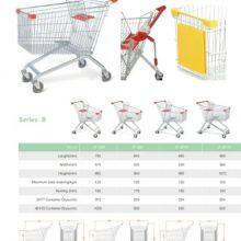 80L Supermarket and Grocery New Type Foldable Shopping Trolley thumbnail-3