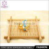 2015 Yiwu New Products Gold Plated Rhinestone Ring,engrave Pattern Butterfly Shap Ring thumbnail-3