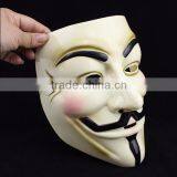 Wholesale PVC/latex Guy Fawkes Mask V for Vendetta Mask /Christmas Halloween Masquerade Mask for V For Vendetta Mask thumbnail-5