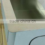 Square Single Bowl Sinks Stainless Steel Brushed Handmade Kitchen Sink HD-HM5050 thumbnail-4