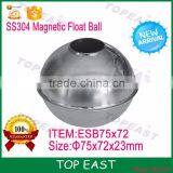 Stainless Steel Oil Tank Float Ball ESB75X72X23 SS304 SS316