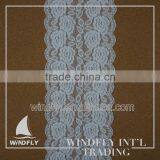 Make To Order Stretchy And Soft Cream Lace Saree For Home Textile