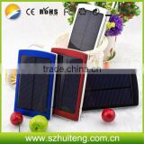 Portable Slim Solar Mobile Power charger 10000mah Mobile bank For iPhone6