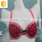 The sexy ladies leopard lace bra