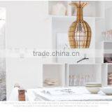Wooden LED Pendant Light JK-8005B-33 Modern Wooden Shade Pendant Light for Indoor