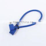 90 Degree USB3.0 Extension Cable,Low Profile Super Flexible Usb Cable 90 Degree Micro Usb Cable thumbnail-2