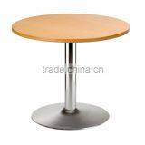 Wholesaole round stainless steel restaurant table XT7016