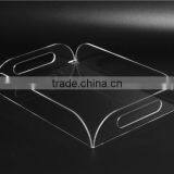 Customized Fashion and Simple Clear Acrylic Tray With Logo