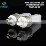 High Quality LED Light 8w 10w 12w 16w 24w Led IP64 E40 Shenzhen Led pl Lamp G24 thumbnail-1
