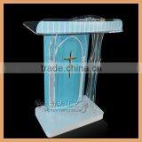 Factory Price Clear Acrylic Church Pulpit Modern Plexiglass Church Pulpit Supplier's Choice thumbnail-2