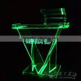 Elegant Cheap Acrylic dj Bar Table Led Light Nightclub dj Table thumbnail-2