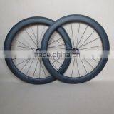 U Shape 23mm Wide Carbon Wheels 60mm Clincher Road Wheelset thumbnail-1