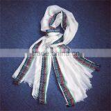 fashion cotton stripe pattern scarf