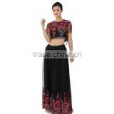 China Women Clothing Manufacturers 2016 Two Piece Samba Dresses for Tropical Party Mother of the Bride Skirt and Top Dresses thumbnail-3