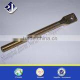 Square Head With a Hole Screw Plated Yellow Zinc