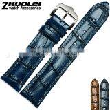 18|20|22mm High Quality Genuine Cowhide Leather Watch Strap With Fashionable Buckle thumbnail-2