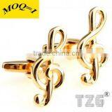 TZG02932 Fashion Cuff Link Music Note Cufflink