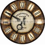 Large wall wooden clock digital whosale