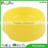 2015 Eco-friendly Pet Supply China Wholesale Yellow Plastic Fruit Bowl Pet Bowl thumbnail-1