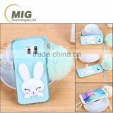 New Cute Rabbit Ear Kickstand TPU Phone Case for Iphone 4 4s Mobile Phone Back Cover thumbnail-3