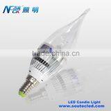 Quality Candle Flame Light Bulb 3watt Candle Light Led Wholesale Price Candle Light Fiber Optic