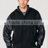 Embroidered And Custom Varsity Jackets We Supply In Whole USA , Wool & Real Leather Sleeves Varsity Jacket