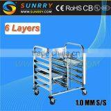Hot Sales Stainless Steel Bakery Cooling Rack Trolley and Restaurant Ktchen Equipment thumbnail-1