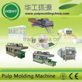Full automatic high class paper pulp package pulp molding machine